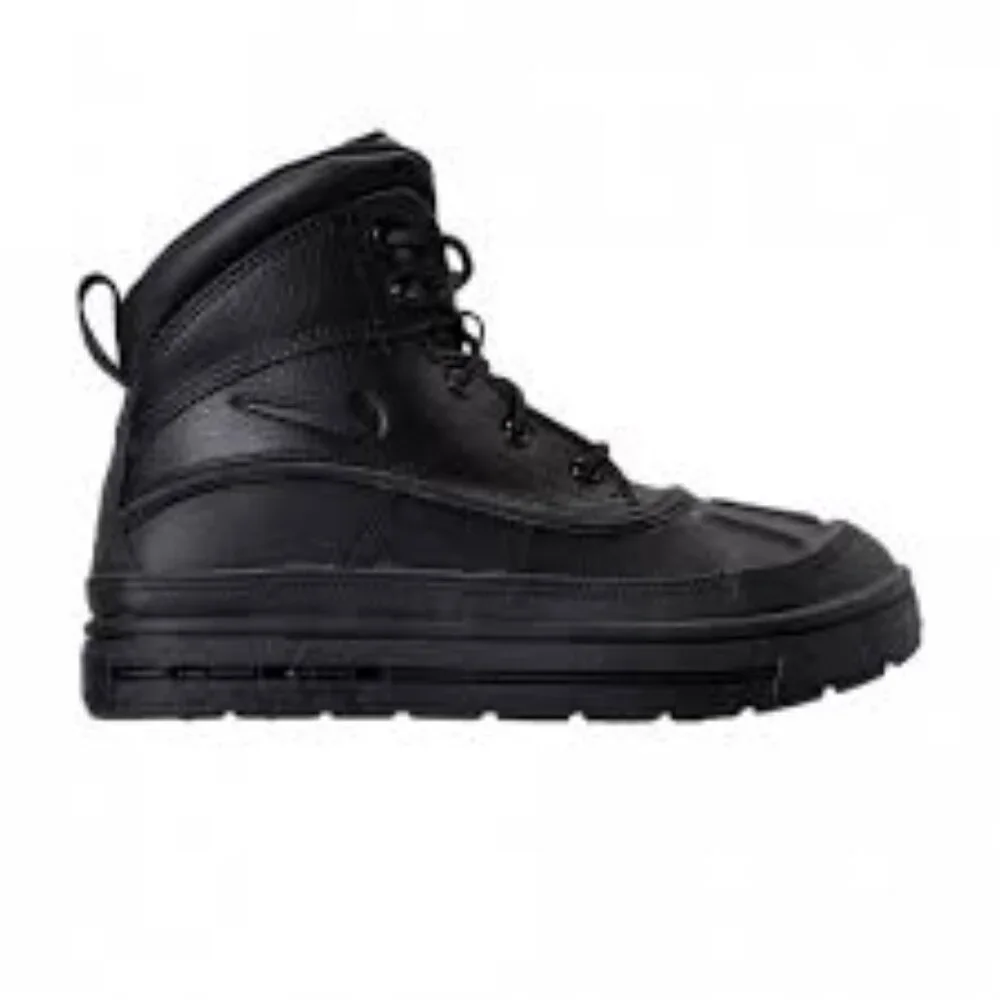 Nike‎ Boy's Triple Black Woodside 2 524873-001 Mid-Top Sneaker Size 12C